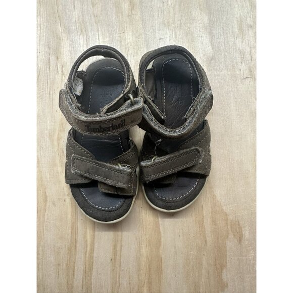 Timberland Brown Toddler 8 Adventure Seeker Sandals 2 Strap Hook & Loop - Picture 1 of 7